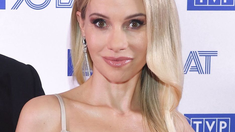 Małgorzata Opczowska na czerwonym dywanie z mężem