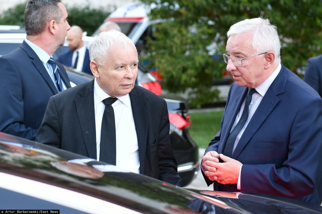 Jarosław Kaczyński i Krzysztof Lipiec