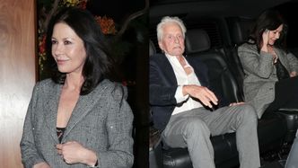 Dawno niewidziani Catherine Zeta-Jones i Michael Douglas sfotografowani NA RANDCE (ZDJĘCIA)