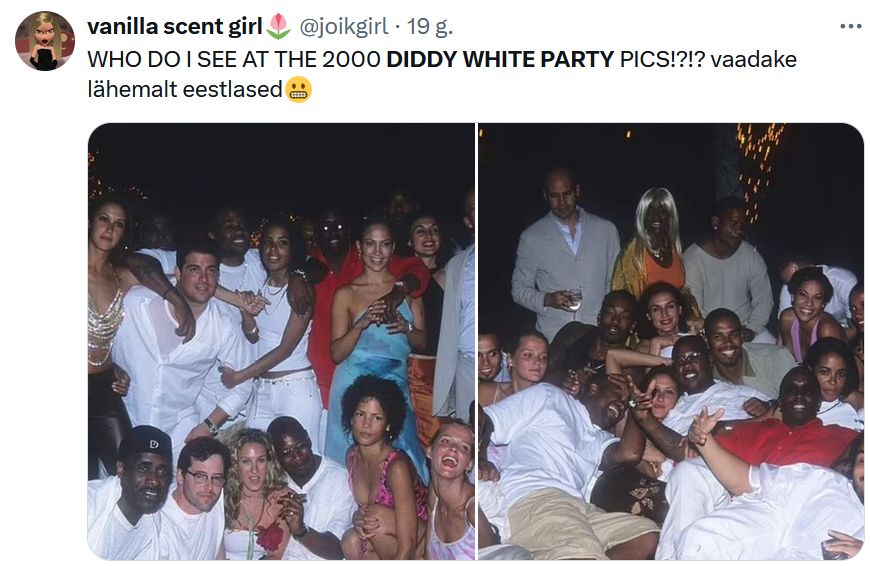 Tak wyglądały "Białe Imprezy" u Diddy'ego