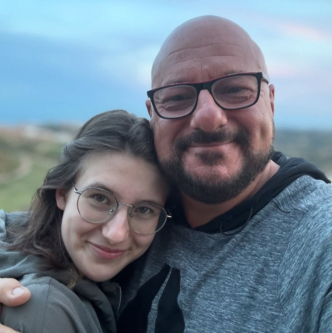 Piotr Gąsowski z córką