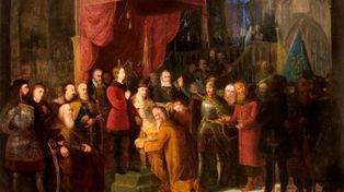 Hołd ruski: carowie Szujscy przed obliczem Zygmunta III Wazy