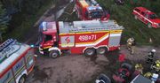 Pożar na torfowiskach w rejonie Jabłonki. Strażacy walczą już trzeci dzień
