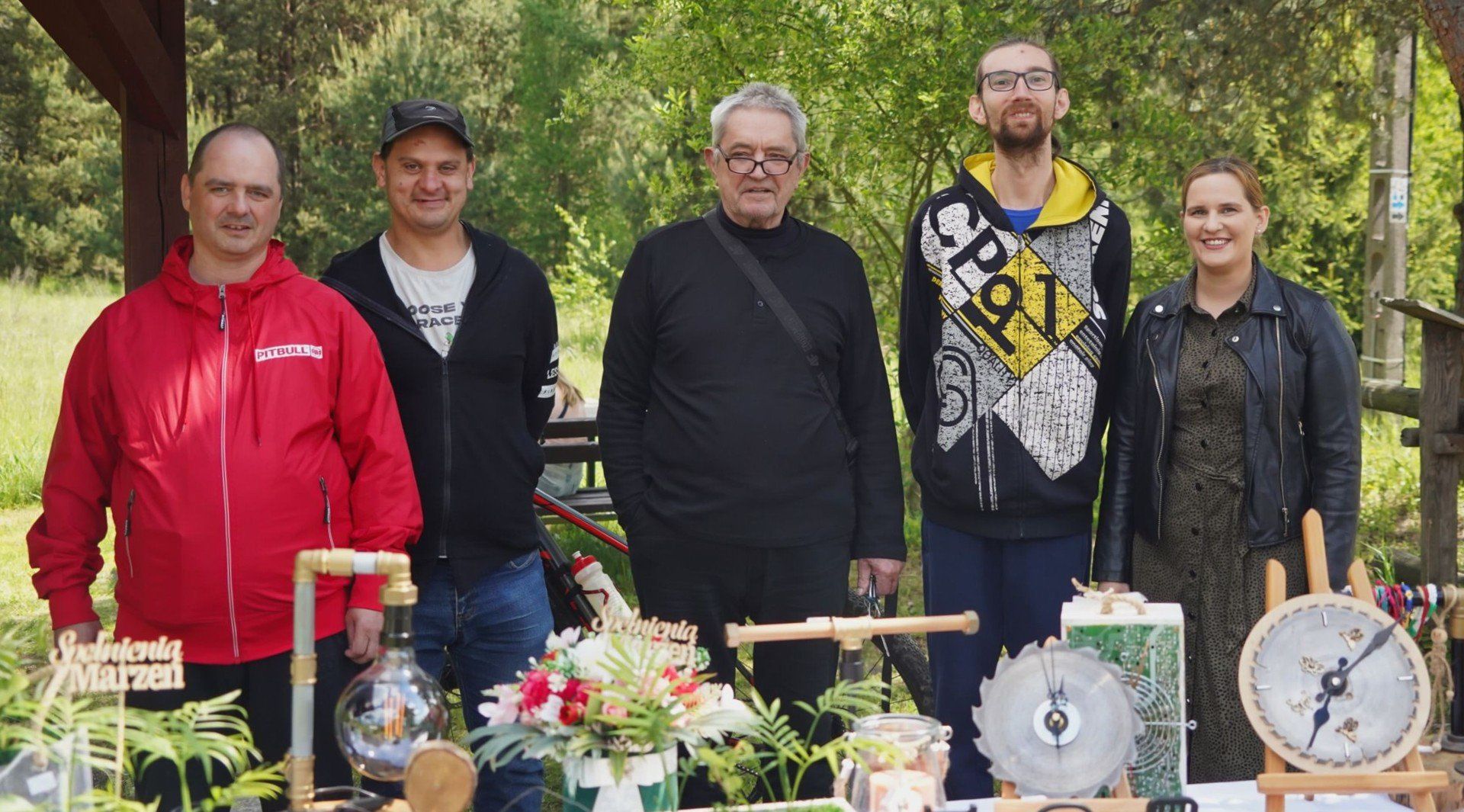 Jarmark staroci w Rabsztynie, przy Chacie Kocjana.
