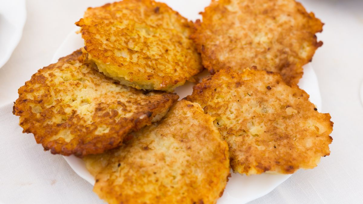 Placki ziemniaczane z dodatkiem czosnku