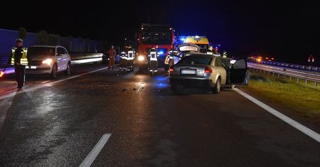 Ranne dziecko. Wypadku na A4 w Wokowicach