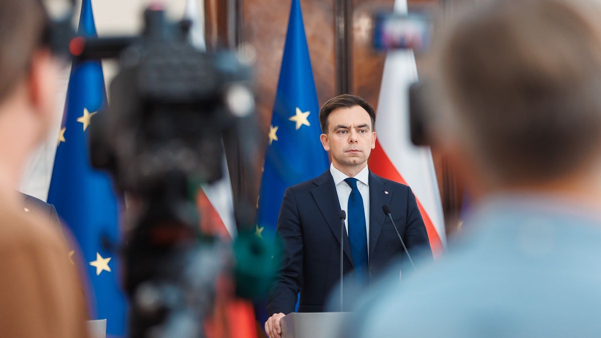 Minister finansów Andrzej Domański