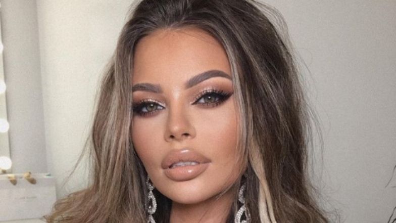 Justyna Gradek prezentuje zdjęcie sprzed lat