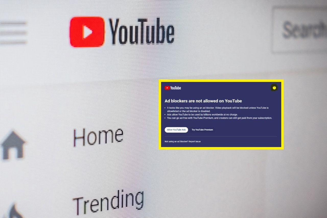 YouTube próbuje zniechęcić do adblocków