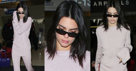 Kendall Jenner dramatycznie opuszcza lotnisko w piżamie za 20 tysięcy złotych