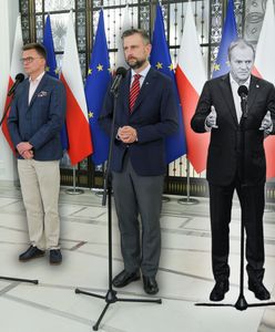 Tusk nie chciał stanąć obok Hołowni? Jest reakcja wiceministra