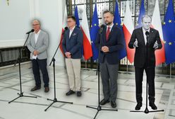 Tusk nie chciał stanąć obok Hołowni? Jest reakcja wiceministra
