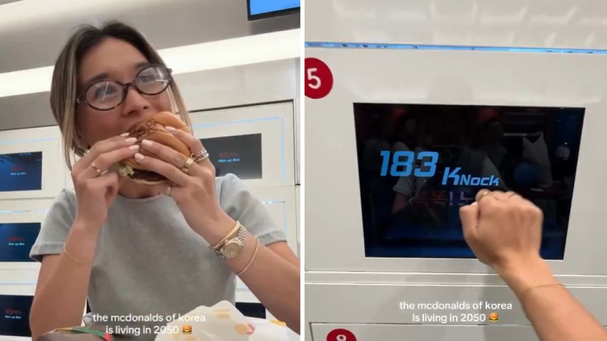 Nagranie z restauracji McDonald's w Korei Południowej