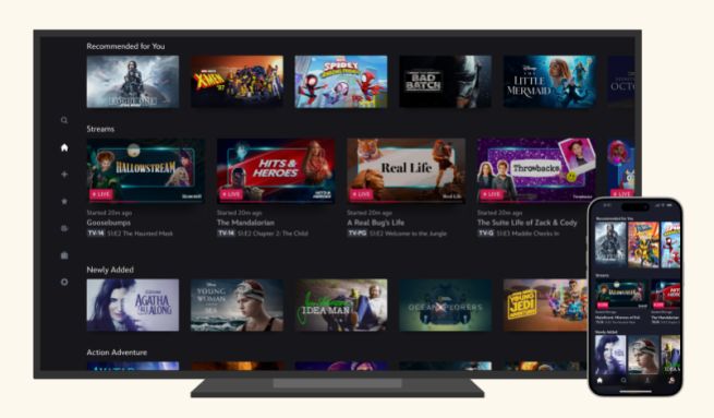 Platforma Disney+ wprowadza kanały linearne
