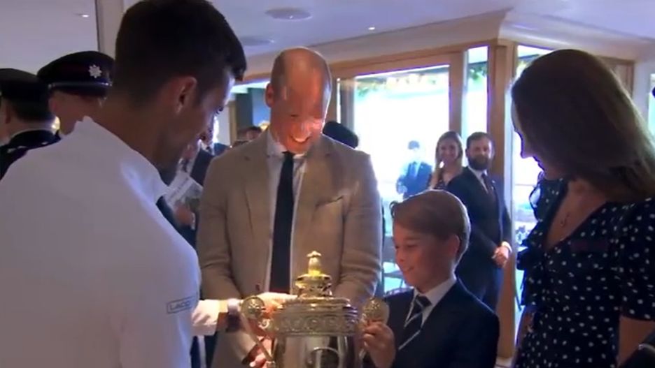 Novak Djoković poświęcił chwilę dla rodziny królewskiej