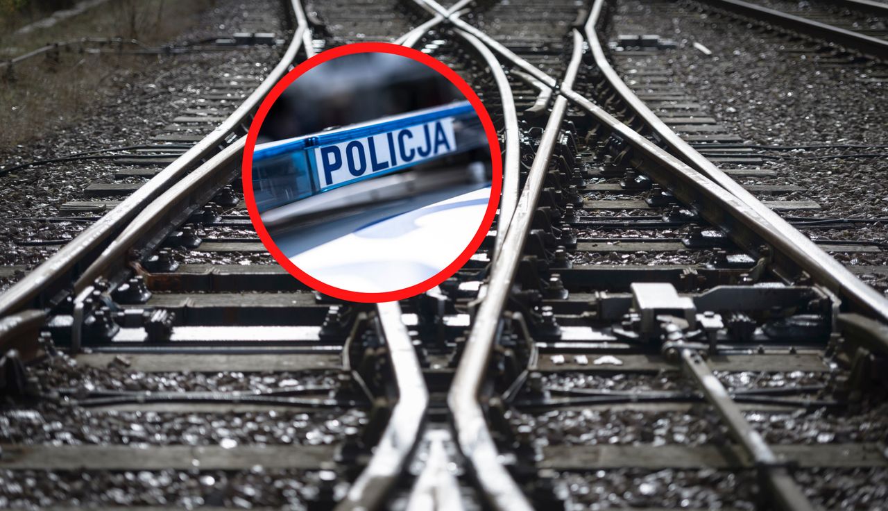 Siedział na torach. Przejechał pociąg. Finał zaskakuje