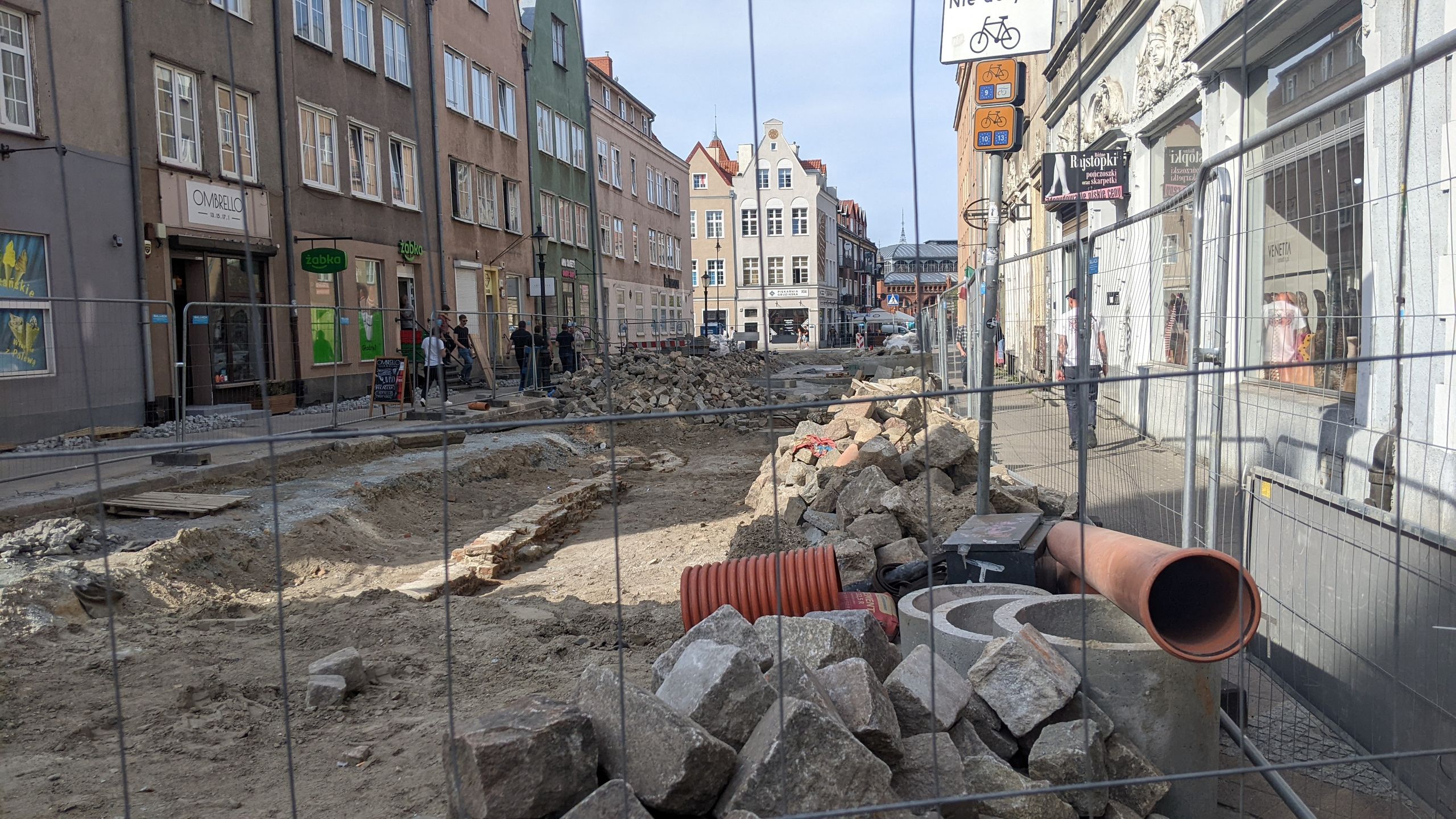 Ulica Węglarska w remoncie