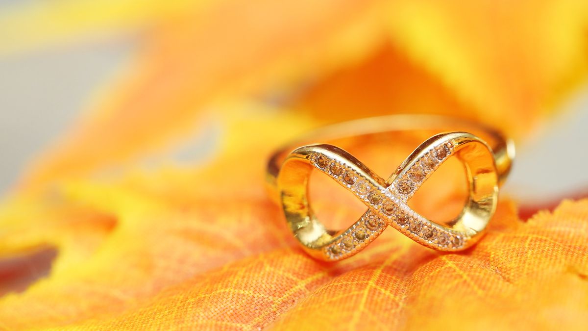 nieskończoność biżuteria pierścionek