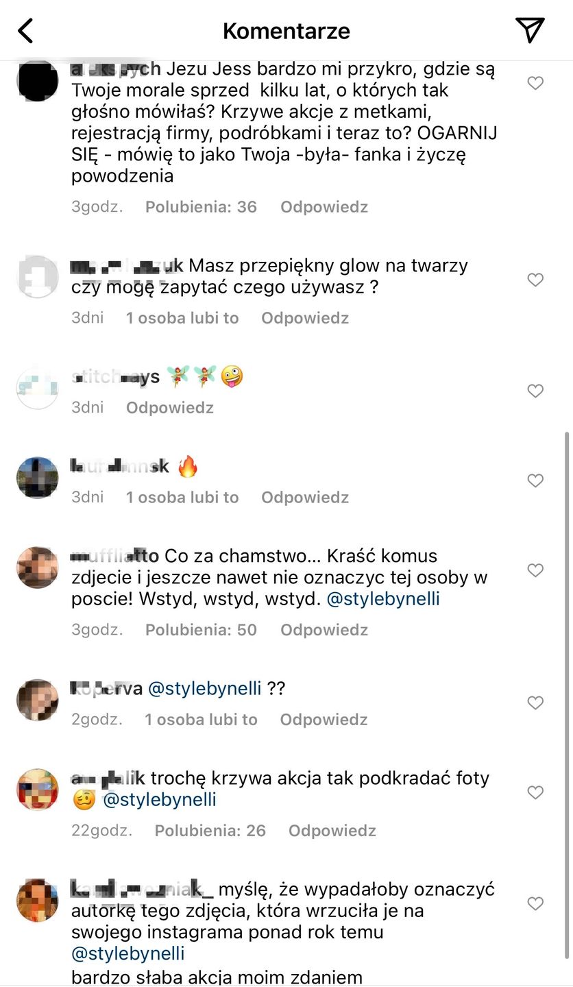 Jessica Mercedes oskarżona o KRADZIEŻ zdjęcia innej blogerki