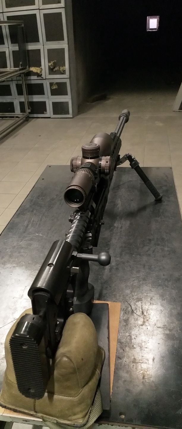 SR-50M na stanowisku testowym.