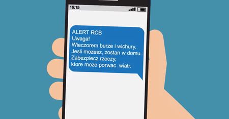 Alert RCB – nie będzie już SMS-ów od rządu
