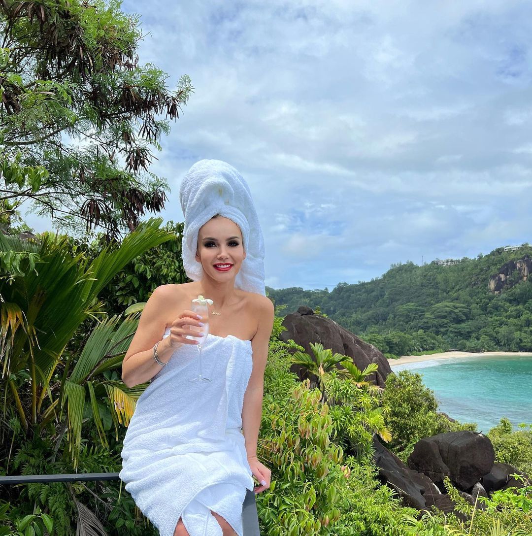 Monika Chwajoł na Seszelach