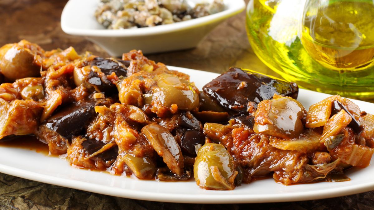 Sycylijski, warzywny gulasz