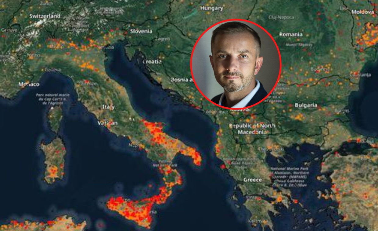 Pożary pustoszą południe Europy. Dr Rożek ostrzega, że to ostrzeżenie także dla Polski