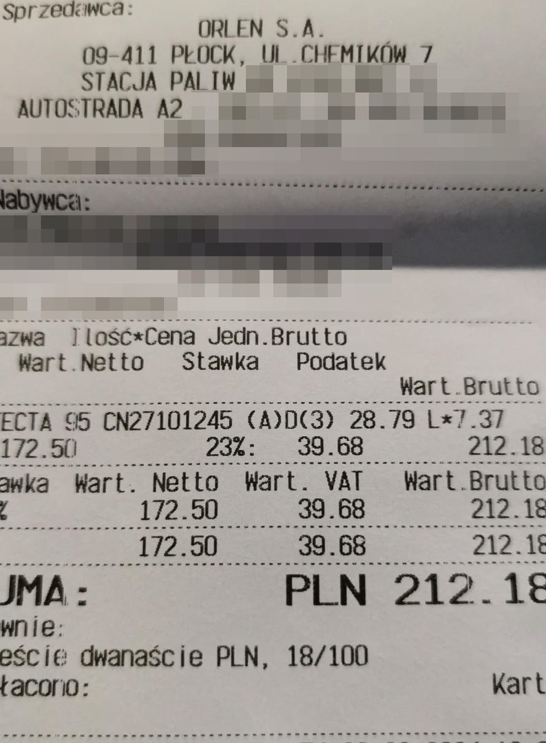 Benzyna po 7,37 zł? Tego nasz Czytelnik się nie spodziewał