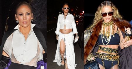 Gwiazdy mkną na afterparty po Gali MET: wytworna Jennifer Lopez, ciężarna Rihanna i obwieszona łańcuchami Rita Ora (ZDJĘCIA)