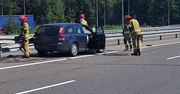 Wypadek na S3 koło Gorzowa. Kierujący volvo wjechał w tył ciężarówki