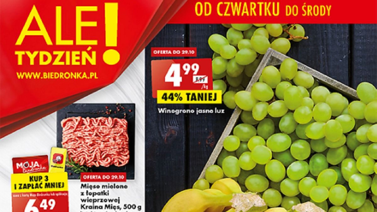 Biedronka gazetka od czwartku 27.10 22