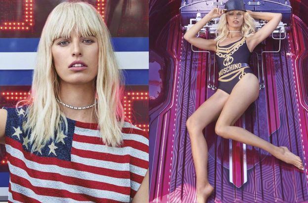 Karolina Kurkova chwali się nogami w "Harper's Bazaar"