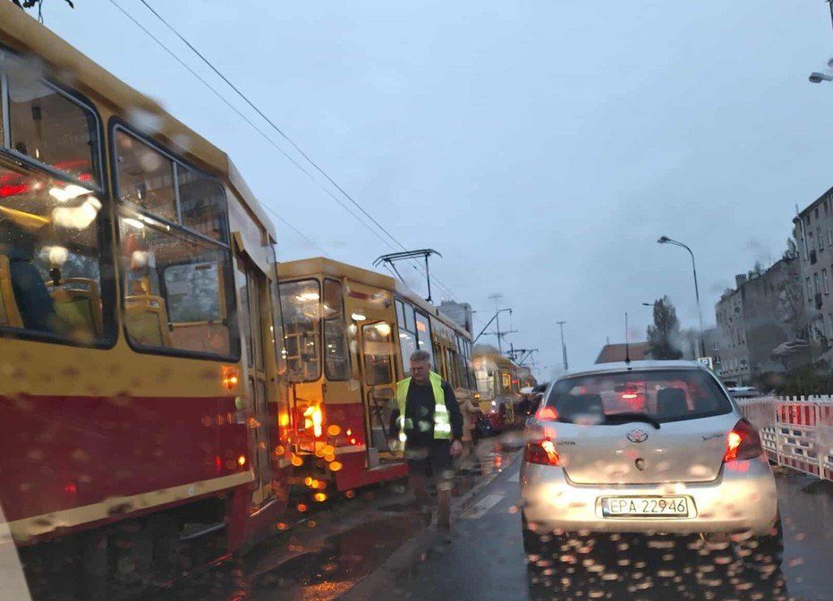 Wypadek na al. Politechniki