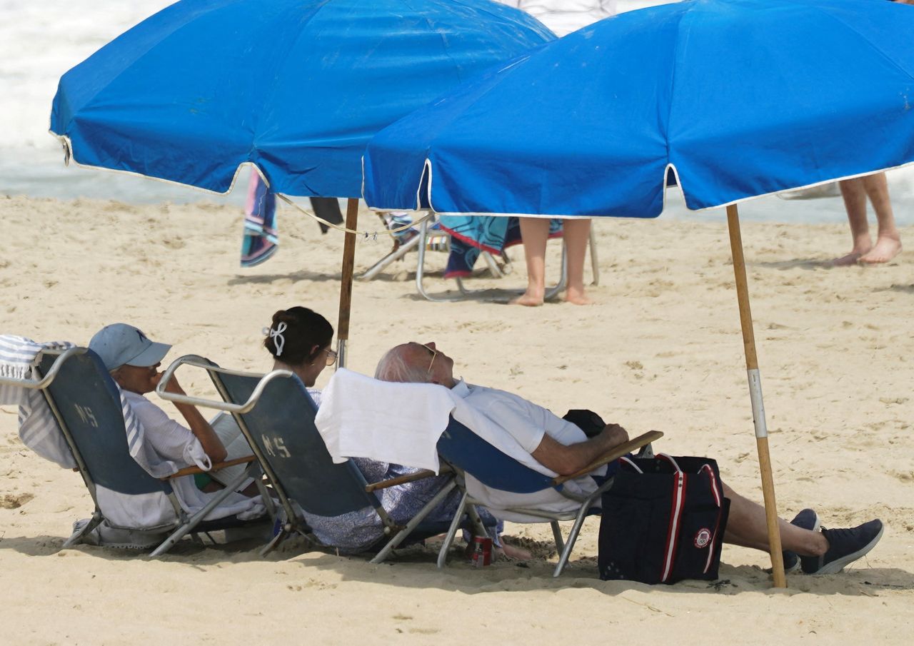 Joe Biden caught on the beach