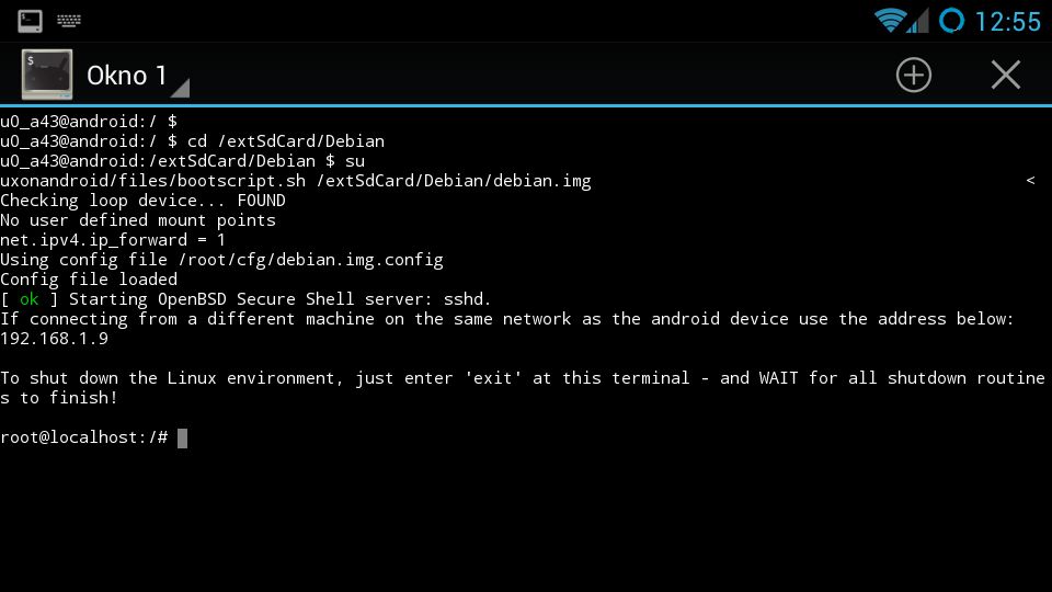 Linux na Androidzie 4
