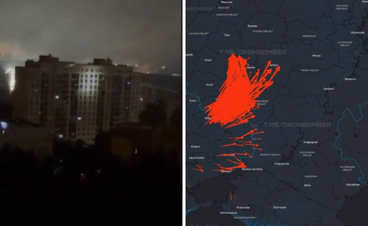 wiadomości,aktualności,WP Wiadomości Działo się w nocy. Dziesiątki dronów nad Rosją