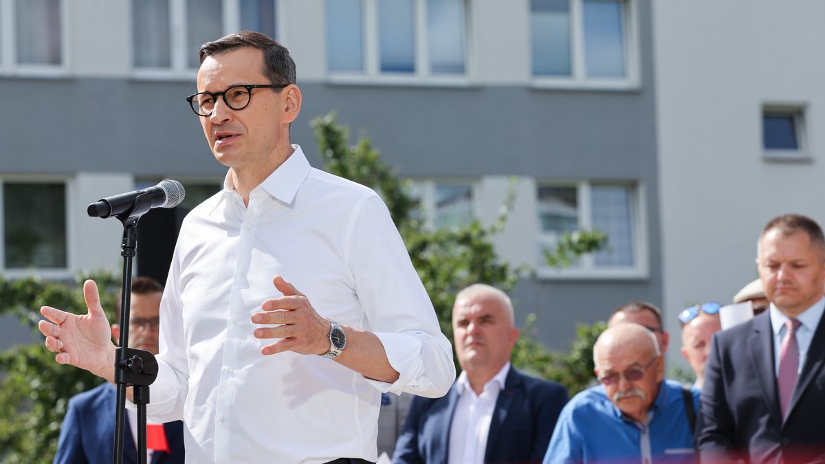 Premier Mateusz Morawiecki ogłosił w poniedziałek założenia programu PiS "Przyjazne Osiedle" 