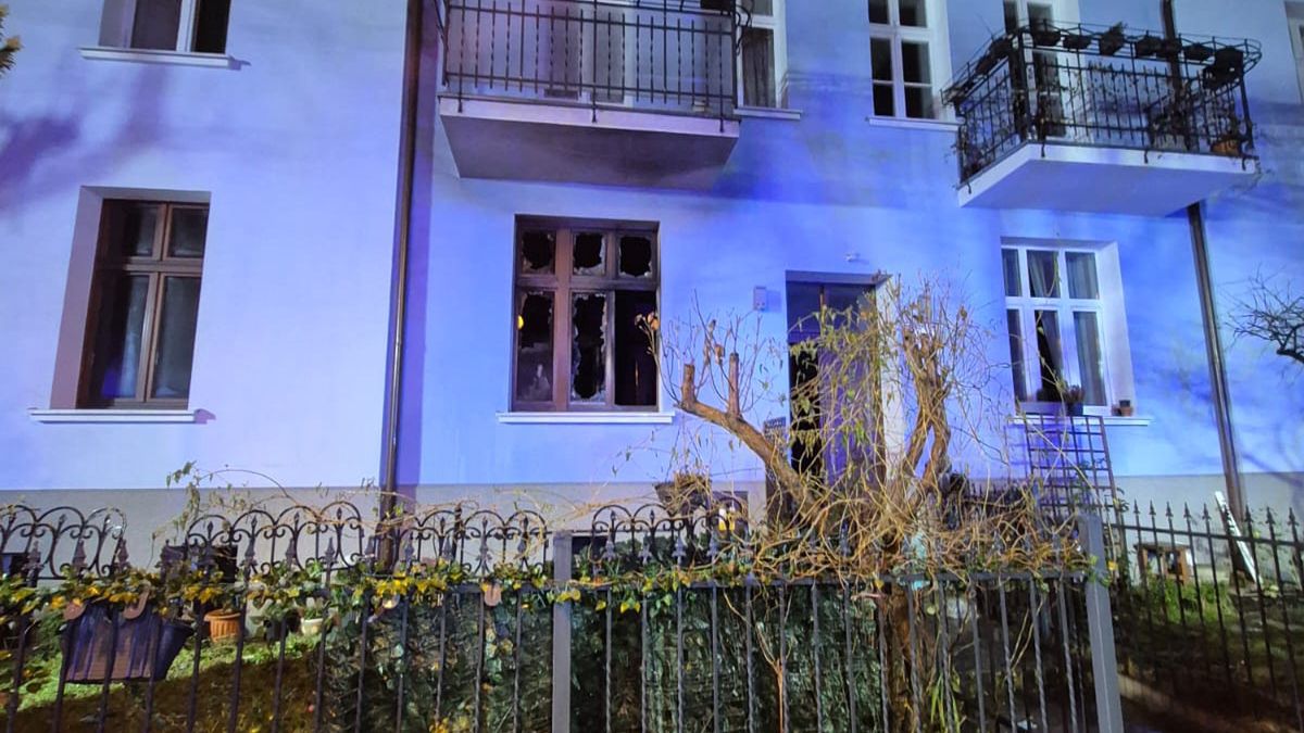 Zdjęcie z miejsca zdarzenia