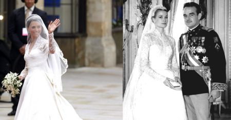 Kate miała taką samą suknię jak Grace Kelly? (PORÓWNAJ)