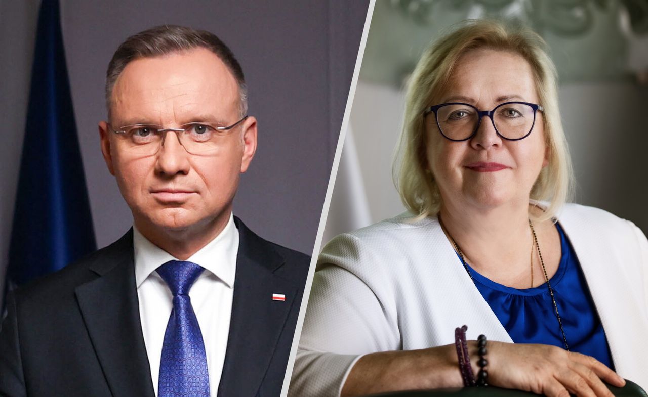 Andrzej Duda przyjechał na rozmowę z Małgorzatą Manowską? "Prezydencka kolumna pod domem"