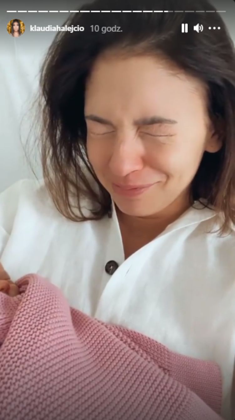 Klaudia Halejcio dziękuje za prowadzenie za nią konta podczas porodu i otwiera się na temat macierzyństwa