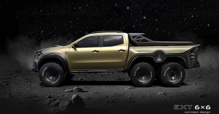 Mercedes Klasy X 6x6 z Polski. Carlex Design chwali się planami