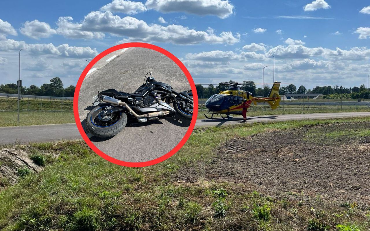 Motocykl zderzył się z 11-latkiem na rowerze. Dramat na Śląsku