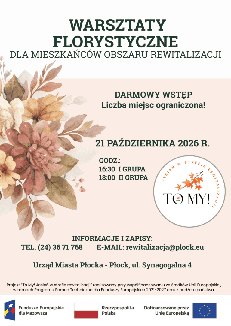Bezpłatne warsztaty florystyczne 