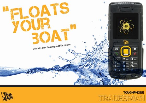 JCB Tradesman: pierwszy pływający telefon zaprezentowany!
