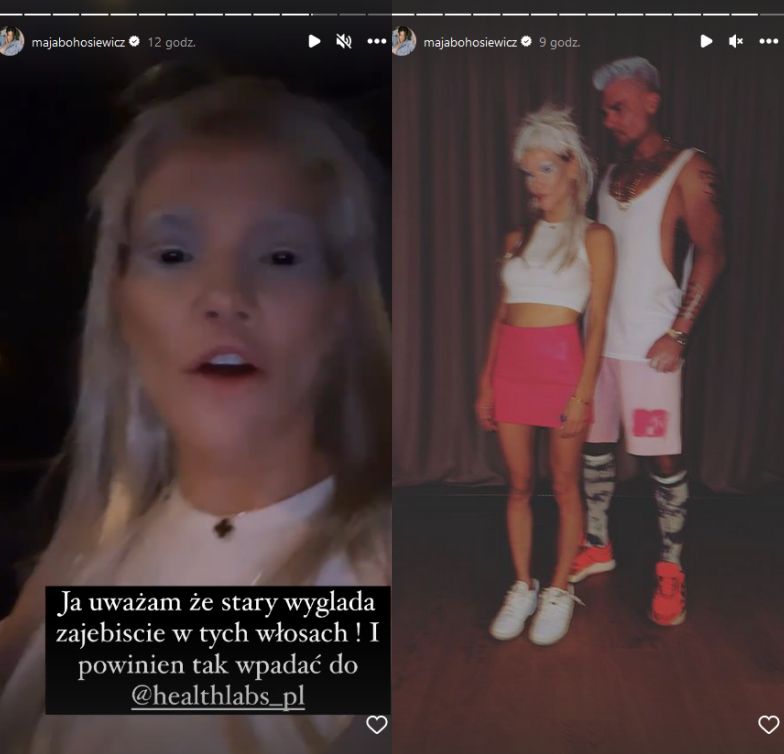 Maja Bohosiewicz z mężem przebrali się za członków zespołu Die Antwoord