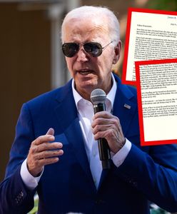 Biden napisał list. Wyjawił, co planuje