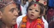 Mała Aryatara Shakya została nową żywą boginią Nepalu