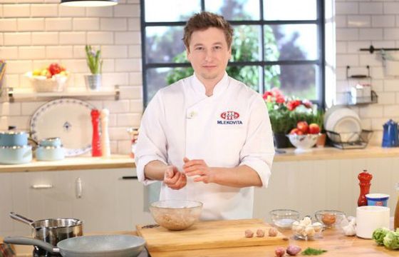 „Przepis dnia” w TVP1 z Grzegorzem Łapanowskim w roli kucharza promują markę Mlekovita